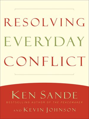 cover image of Resolving Everyday Conflict